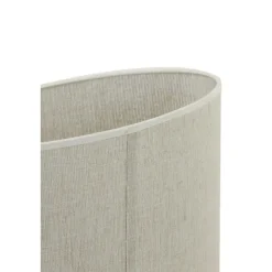 Lampenkappen-Light & Living Lampenkap Ovaal Breska - Parel Wit - 38 x 17,5 x 28 cm