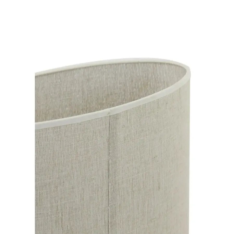 Lampenkappen-Light & Living Lampenkap Ovaal Breska - Parel Wit - 38 x 17,5 x 28 cm