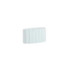 Light & Living Lampenkap ovaal Disli - Wit - 38x17.5x19cm