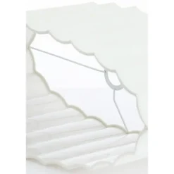 Light & Living Lampenkap ovaal Disli - Wit - 38x17.5x19cm