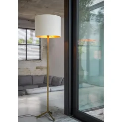 Lampenkappen-Light & Living Lampenkap Saverna - Eiwit - Ø40cm