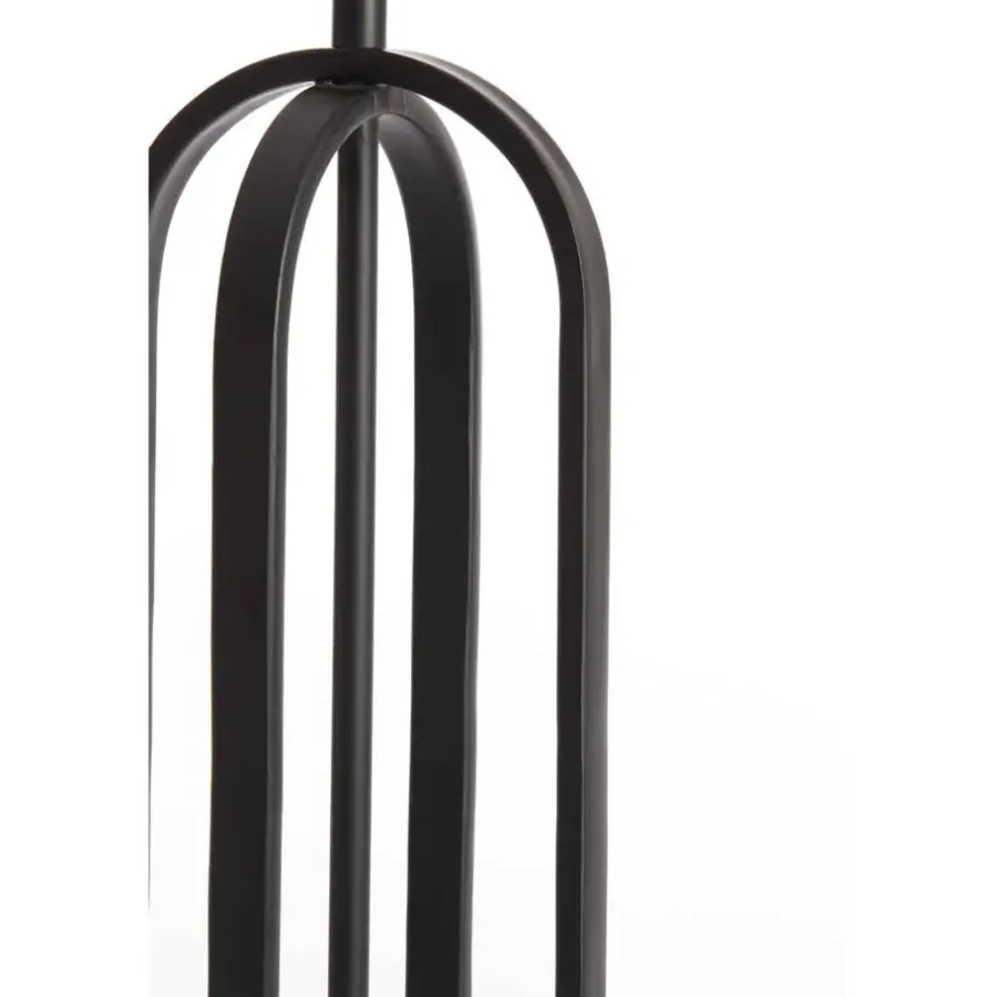 Lampenvoeten-Light & Living Lampvoet Aster - Zwart - Ø16cm