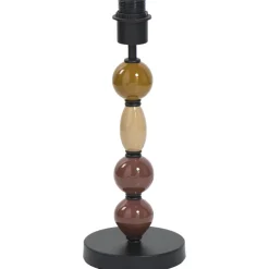 Lampenvoeten-Leen Bakker Lampvoet Bolzano multicolor E27 - 38,5xØ15 cm