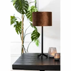 Light & Living Lampvoet Dennis - Zwart - 15.5x15.5x50cm