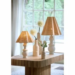 Lampenvoeten-Light & Living Lampvoet Esino - Wit - Ø12cm