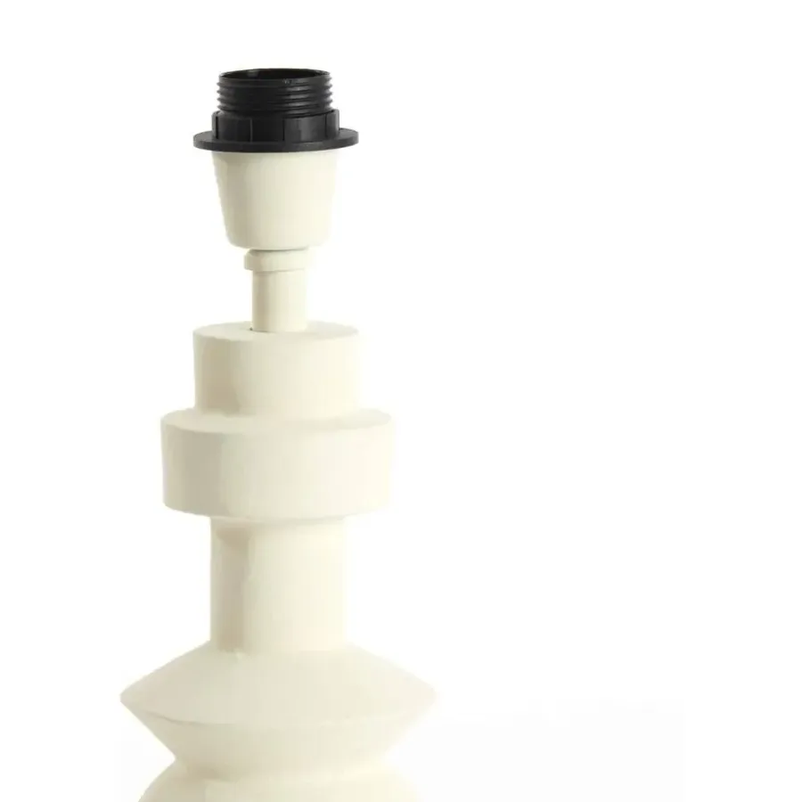 Lampenvoeten-Light & Living Lampvoet Esino - Wit - Ø12cm