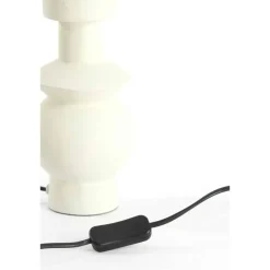 Lampenvoeten-Light & Living Lampvoet Esino - Wit - Ø12cm