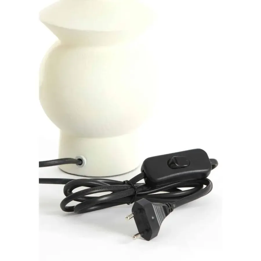 Lampenvoeten-Light & Living Lampvoet Esino - Wit - Ø12cm