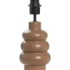 Lampenvoeten-Leen Bakker Lampvoet Femm - bruin keramiek - E27 - 27xØ13 cm