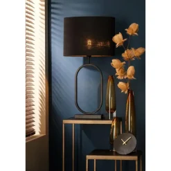Lampenvoeten-Light & Living Lampvoet Jamiri - Zwart - 20x10x45cm