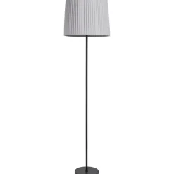 Leen Bakker Lampvoet Kaapstad - zwart metaal - 149xØ25 cm