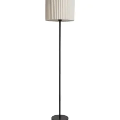 Leen Bakker Lampvoet Kaapstad - zwart metaal - 149xØ25 cm