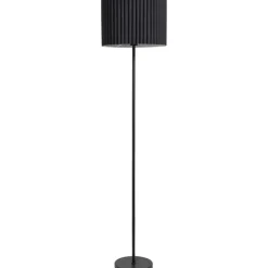 Leen Bakker Lampvoet Kaapstad - zwart metaal - 149xØ25 cm