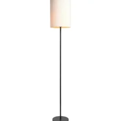 Leen Bakker Lampvoet Kaapstad - zwart metaal - 149xØ25 cm