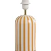 Lampenvoeten-Leen Bakker Lampvoet Lio - wit/oranje - 29,5x12,5x12,5 cm