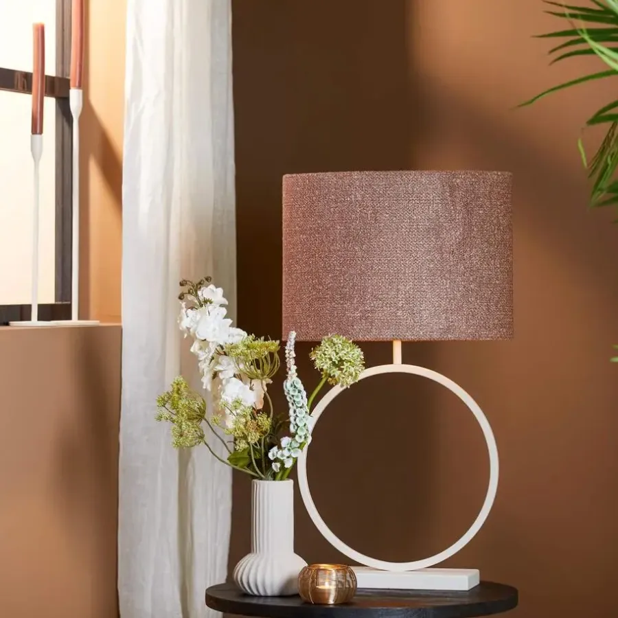 Lampenvoeten-Light & Living Lampvoet Liva - Crème - 40x12,5x54cm