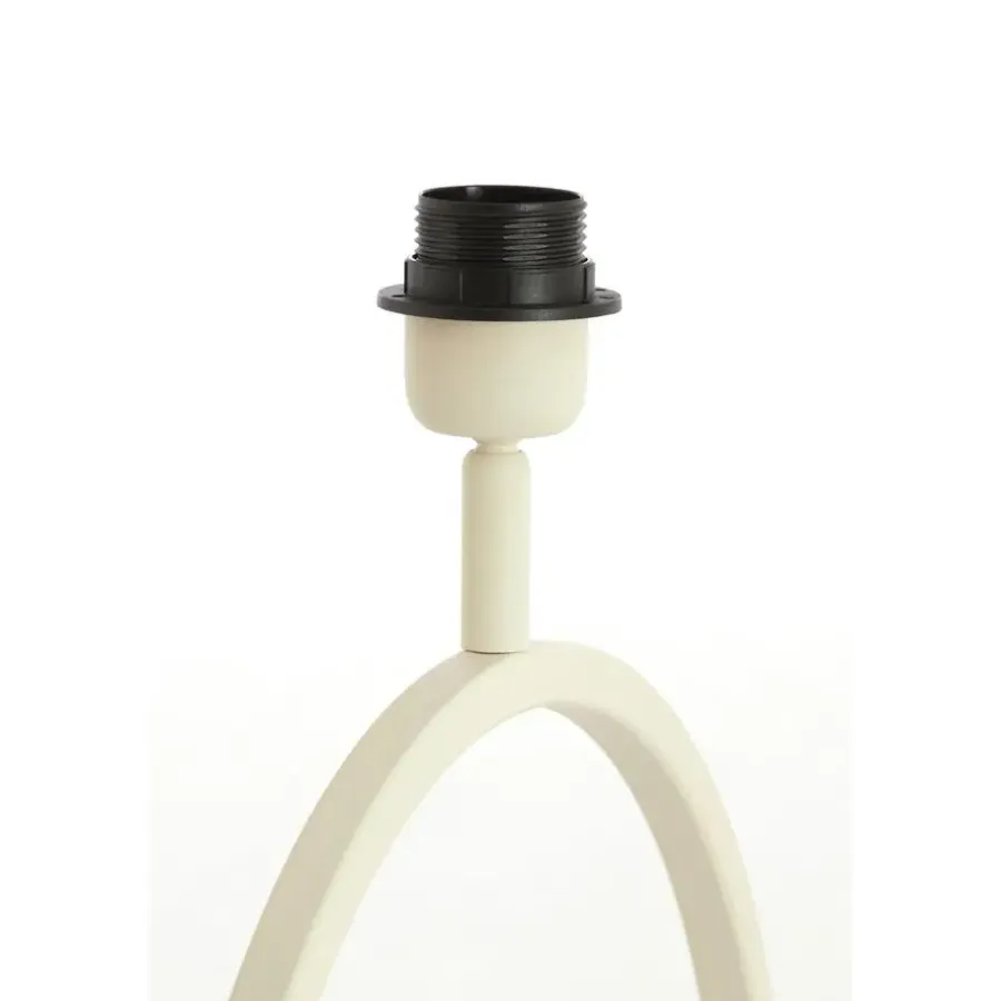 Lampenvoeten-Light & Living Lampvoet Liva - Crème - 40x12,5x54cm