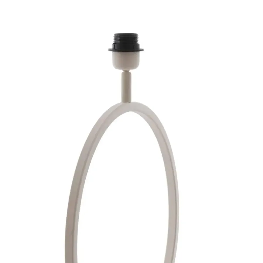 Lampenvoeten-Light & Living Lampvoet Liva - Wit - 40x12.5x52cm