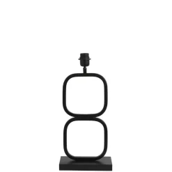 Light & Living Lampvoet Lutika - Zwart - 23x11,5x46cm