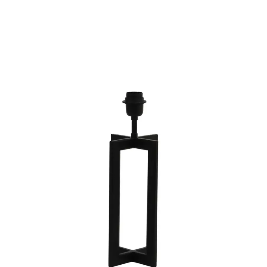 Lampenvoeten-Light & Living Lampvoet Mace - Zwart - 15x35cm