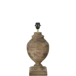 Lampenvoeten-Light & Living Lampvoet Milazzo - Bruin - 20x20x45cm