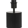 Leen Bakker Lampvoet Riv - zwart hout - E27 - 21xØ12 cm