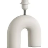 Lampenvoeten-Leen Bakker Lampvoet Senna - off-white - 27,5x20,5x7,5 cm