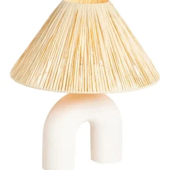 Lampenvoeten-Leen Bakker Lampvoet Senna - off-white - 27,5x20,5x7,5 cm