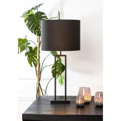Lampenvoeten-Light & Living Lampvoet Shiva - Zwart - 20x10x55cm
