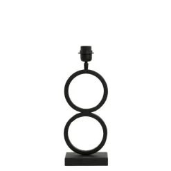 Lampenvoeten-Light & Living Lampvoet Stelios - Zwart - 15x10x36cm
