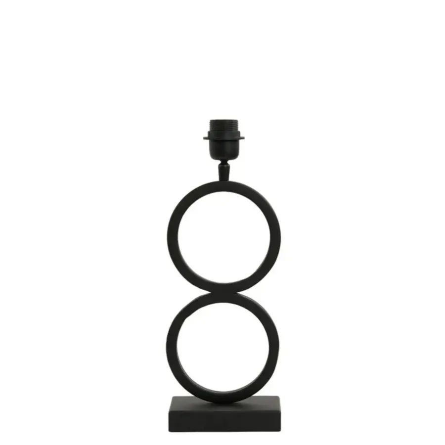 Lampenvoeten-Light & Living Lampvoet Stelios - Zwart - 15x10x36cm