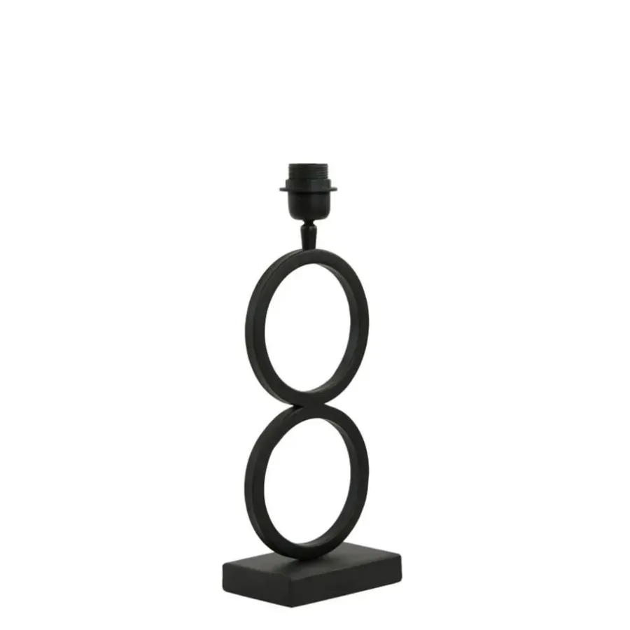 Lampenvoeten-Light & Living Lampvoet Stelios - Zwart - 15x10x36cm