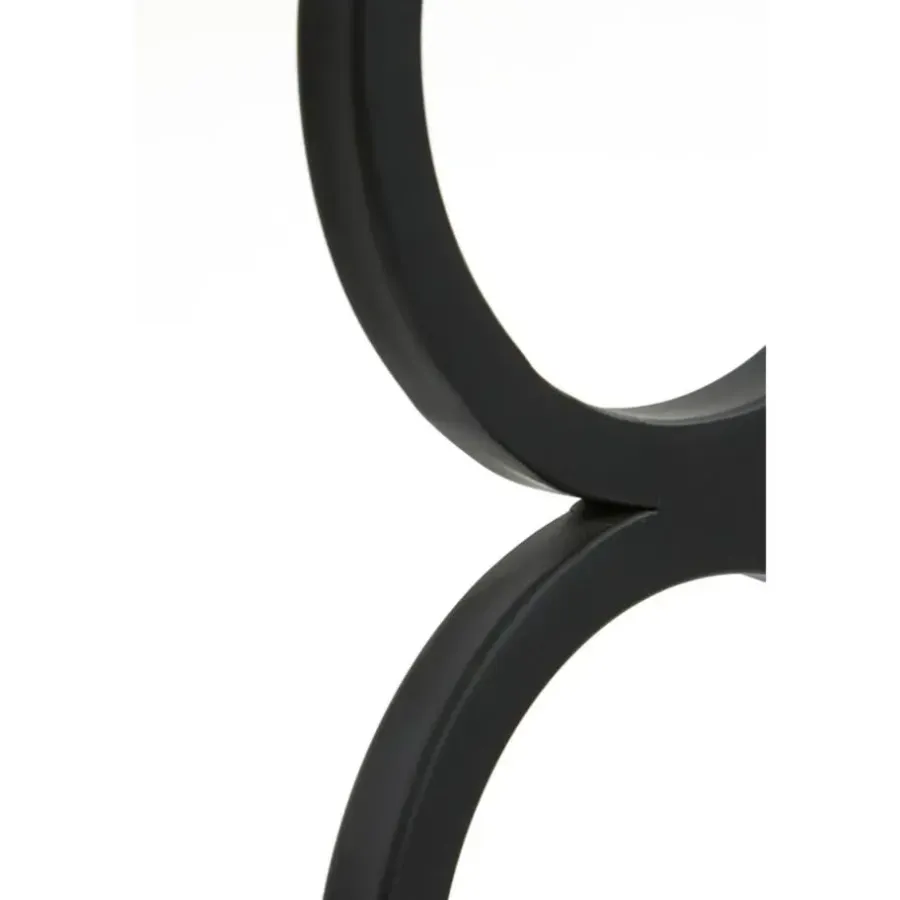 Lampenvoeten-Light & Living Lampvoet Stelios - Zwart - 15x10x36cm