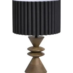 Leen Bakker Lampvoet Timber bruin E27 - 30x13x13 cm