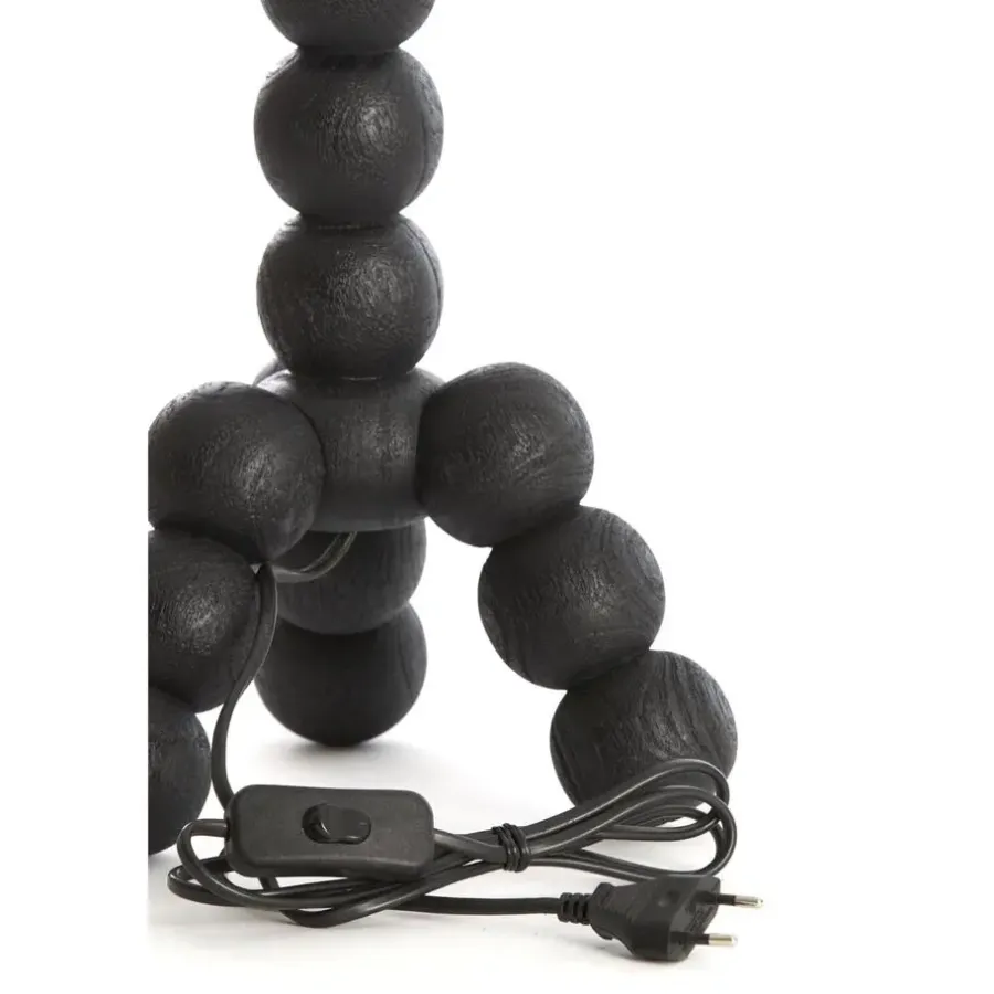 Light & Living Lampvoet Veglio - Mat Zwart - Ø20cm