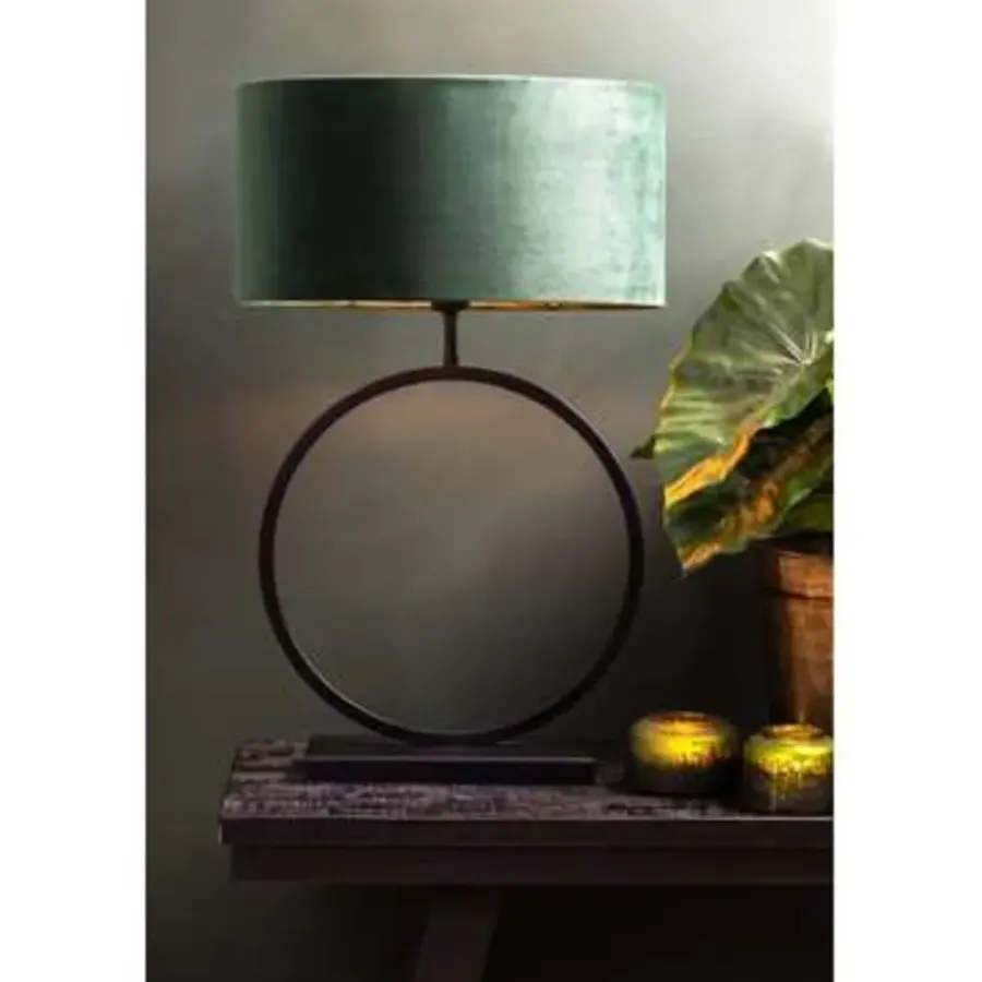 Lampenvoeten-Light & Living Lampvoet 50x15x59 cm LIVA mat zwart