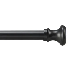 Gordijnroedes-ACAZA Lange gordijnroede - uitschuifbare gordijn rail - stang van 250-360 cm - zwart