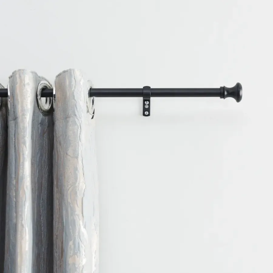 Gordijnroedes-ACAZA Lange gordijnroede - uitschuifbare gordijn rail - stang van 250-360 cm - zwart