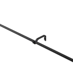 Gordijnroedes-ACAZA Lange gordijnroede - uitschuifbare gordijn rail - stang van 250-360 cm - zwart