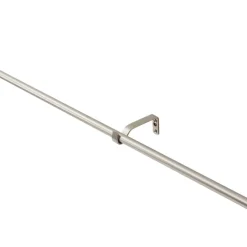 Gordijnroedes-ACAZA Lange gordijnroede - uitschuifbaar - 250-360 cm - zilvergrijs