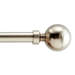 Gordijnroedes-ACAZA Lange Gordijnroede - Uitschuifbare Gordijn Rail - Stang van 240-360 cm - Zilver