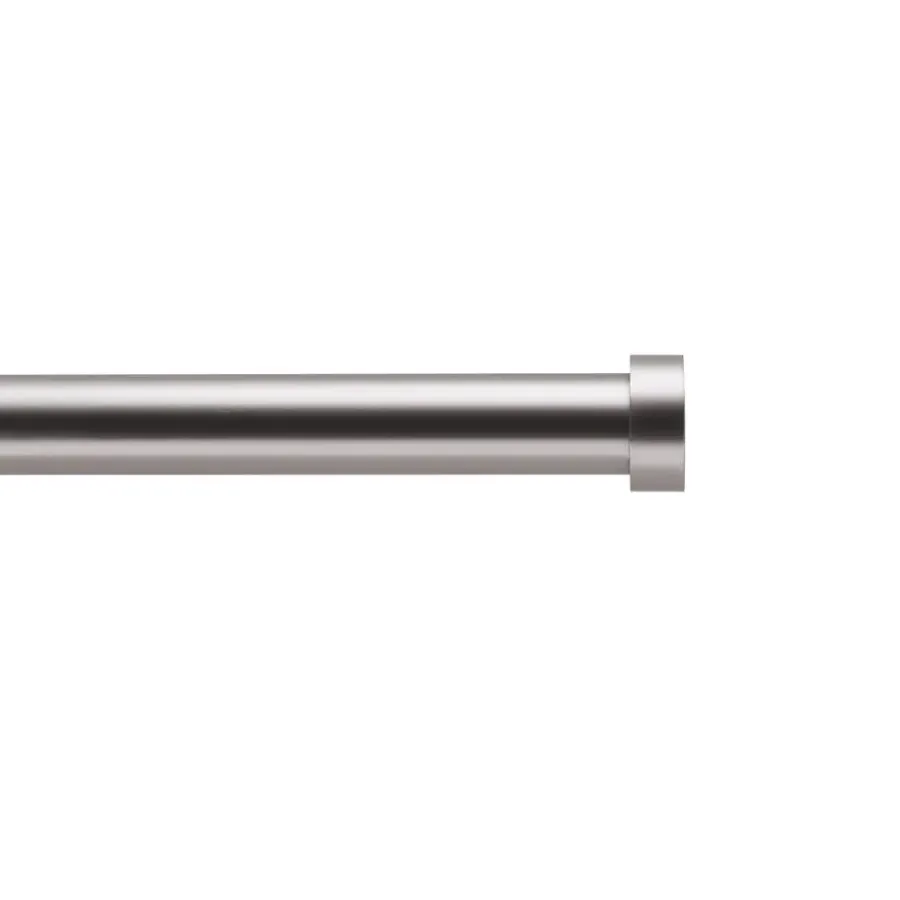 Gordijnroedes-ACAZA Lange Gordijnroede - Uitschuifbaar - Stang van 240-360 cm - Zilver