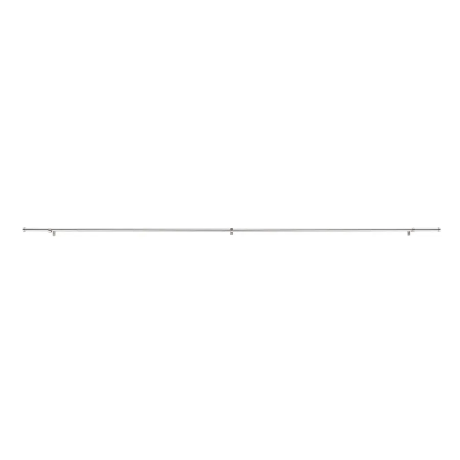 Gordijnroedes-ACAZA Lange Gordijnroede - Uitschuifbaar - Stang van 240-360 cm - Zilver