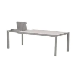 Tuintafels-Garden Impressions Latina uitschuifbare tafel - 180/230x100 cm - taupe