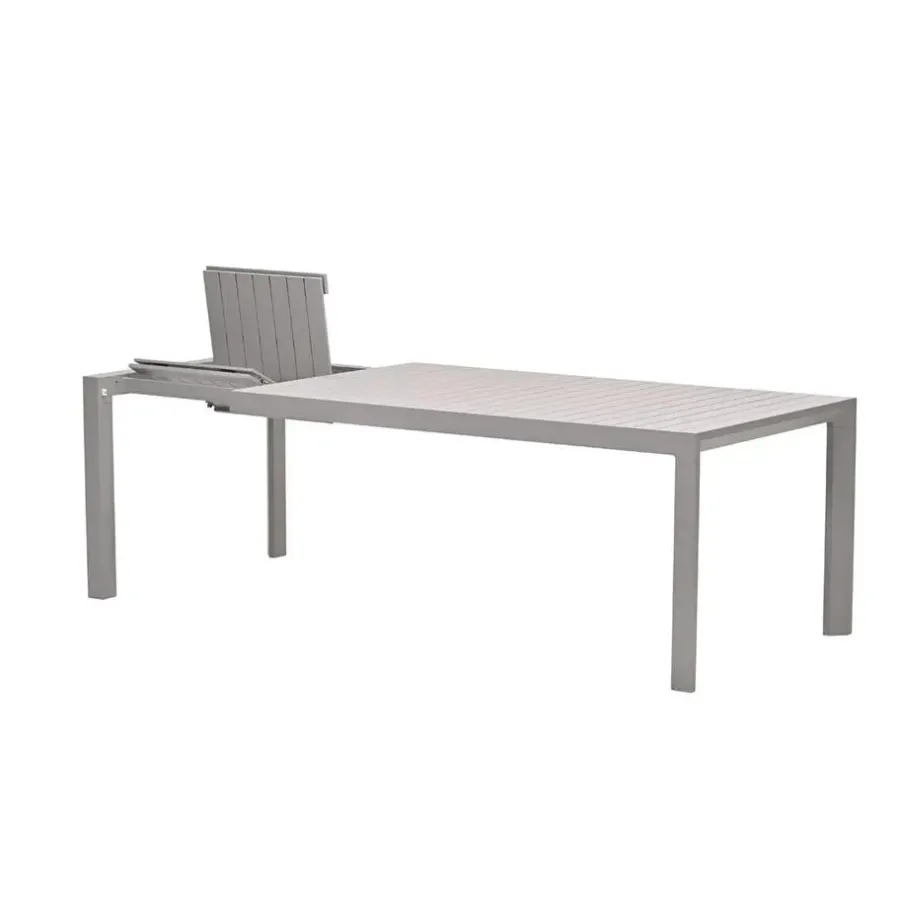 Tuintafels-Garden Impressions Latina uitschuifbare tafel - 180/230x100 cm - taupe