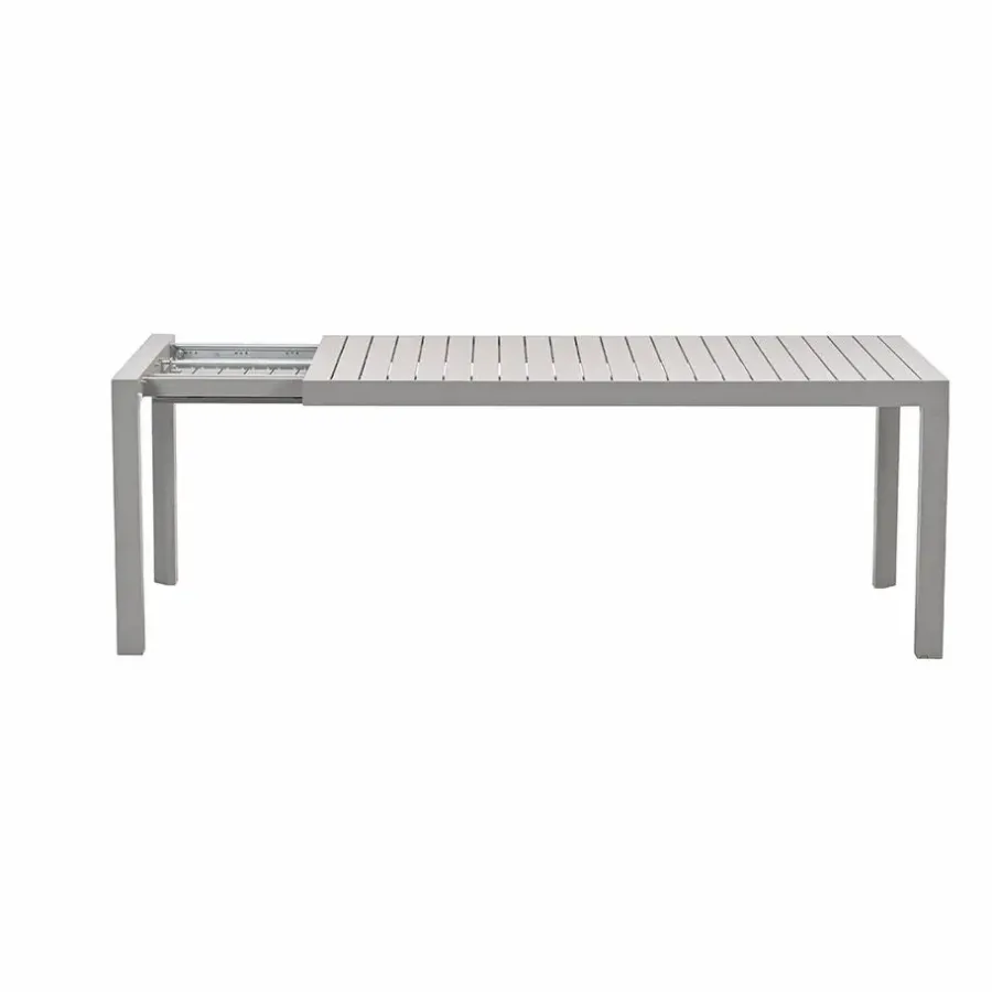 Tuintafels-Garden Impressions Latina uitschuifbare tafel - 180/230x100 cm - taupe