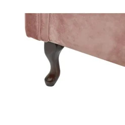 Loveseats-Beliani LATTES - Chaise longue - Roze - Rechterzijde - Fluweel