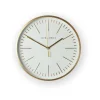 Laura Ashley Glenn Klok - Streep - 30,5x30,5cm - Goud