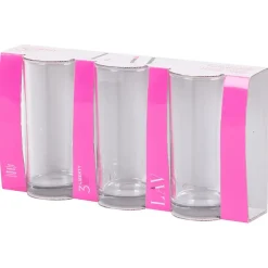 Waterglazen-LAV Waterglazen Liberty - transparant glas - 3x - 295 ml