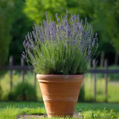 Planten|Tuinplanten-Plant in a Box Lavendel - Set van 6 - Lavandula angustifolia - Hoogte 10-15cm - ⌀10,5cm